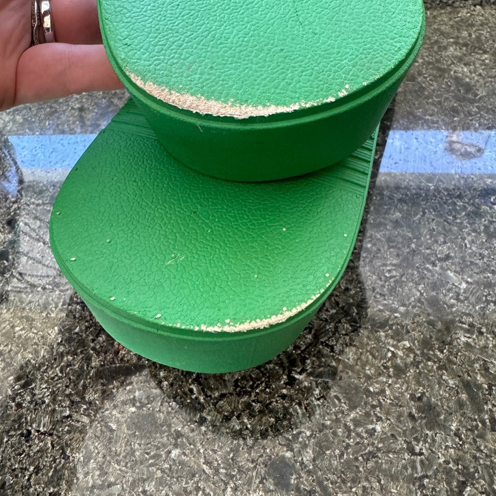 Beach Green Women's Sandals - Picture 3 of 6